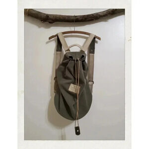 Kathmandu | Rugged Hiking Convertible Sling Canvas Bucket Drawstring Backpack